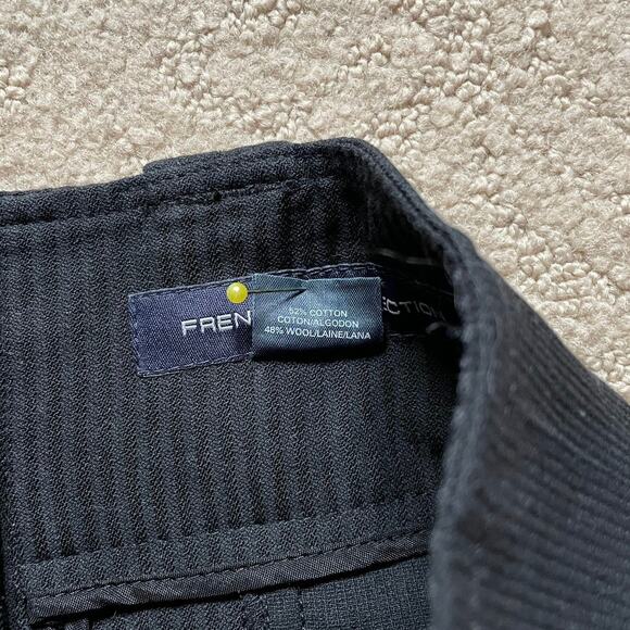 Fitted Pinstripe Button High Waist Skirt sz 2 Y2k - Picture 4 of 5